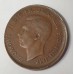 AUSTRALIA 1943 . ONE 1 PENNY . ERROR . BROADSTRUCK